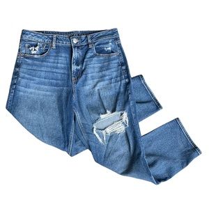 American Eagle Outfitters Mom Straight Distressed Jeans 12